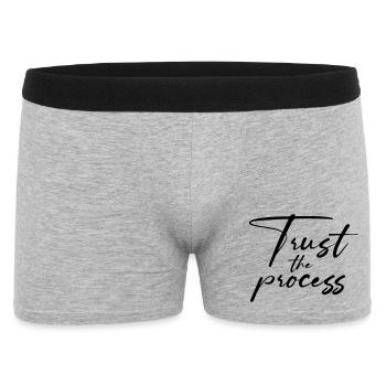 TTP - Männer Boxer Shorts - Grau meliert - Vorne