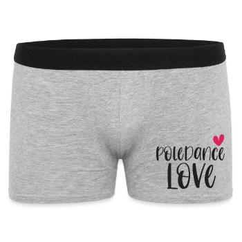 Pole Dance Dancer Poledancing Love Gift - Boxer Homme - gris chiné - Devant