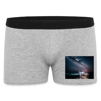 Ship at night - Men's Boxer Shorts - heather grey - Front