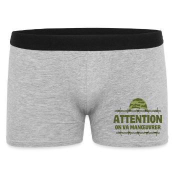 septième compagnie, militaire, militaire humour - Boxer Homme - gris chiné - Devant
