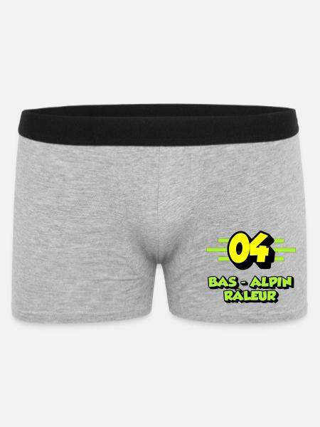 Grumbling Alpine Bottom - Men's Boxer Shorts - heather grey