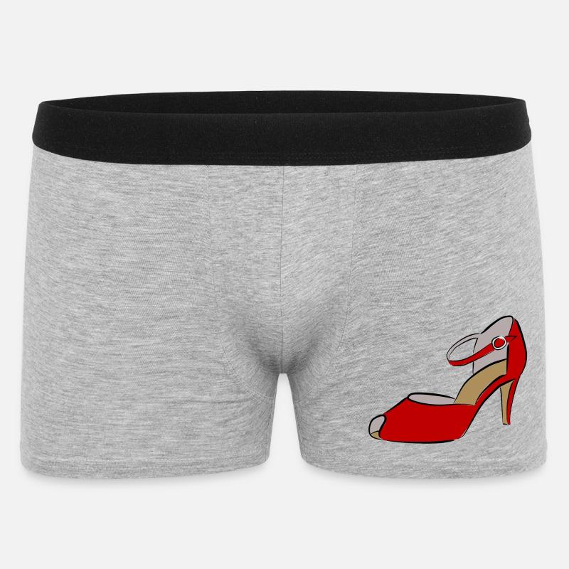 Schuh Damenschuh - Männer Boxer Shorts - Grau meliert
