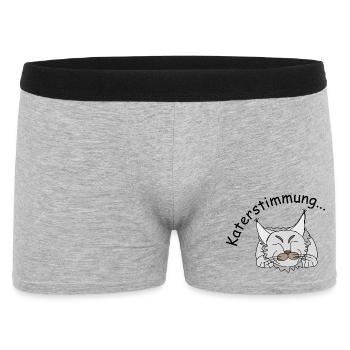 Katerstimmung - Männer Boxer Shorts - Grau meliert - Vorne
