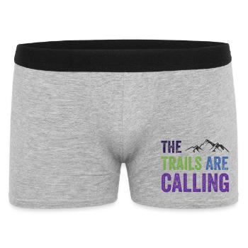 Les sentiers vous appellent - Boxer Homme - gris chiné - Devant