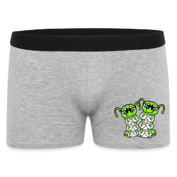 2 Caterpillar Majeur Insulte Lunettes de soleil Équipe - Boxer Homme - gris chiné - Devant