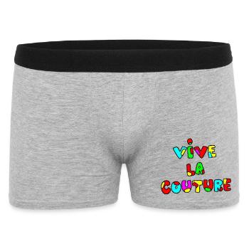 VIVE LA COUTURE ! - Boxer Homme - gris chiné - Devant