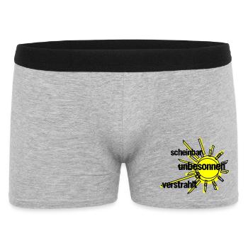 Irradiated - Men's Boxer Shorts - heather grey - Front