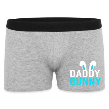 Expectant Mom Easter Gender Reveal - Men's Boxer Shorts - heather grey - Front