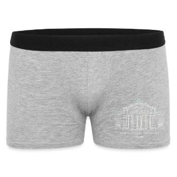 Science & Industry Museum Chicago, hand drawing - Men's Boxer Shorts - heather grey - Front