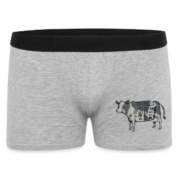 Math Nerd Students University Professor Mathematics - Men's Boxer Shorts - heather grey - Front