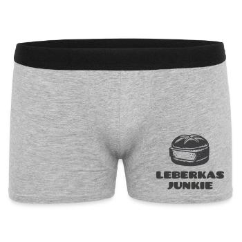 Leberkäs Junkie - Un scheim de est Pflicht ! - Boxer Homme - gris chiné - Devant