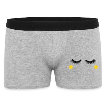 Conception des cils - Boxer Homme - gris chiné - Devant