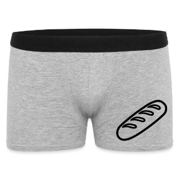 baguette - Boxer Homme - gris chiné - Devant