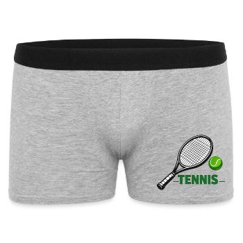 Conception de tennis - Boxer Homme - gris chiné - Devant