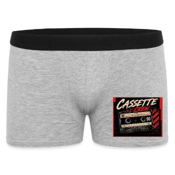 Cassette_Crew_ _Side_B_Vorever - Men's Boxer Shorts - heather grey - Front