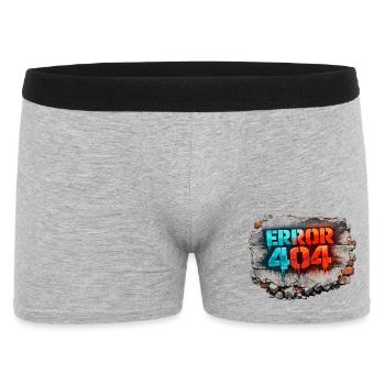 Error 404 Street Art - Men's Boxer Shorts - heather grey - Front