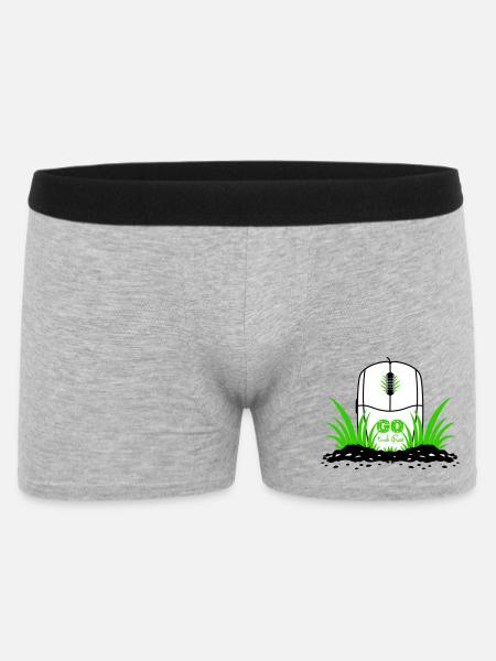 Go Touch Grass - Men's Boxer Shorts - heather grey