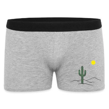 Desert cactus in the sunshine - Men's Boxer Shorts - heather grey - Front