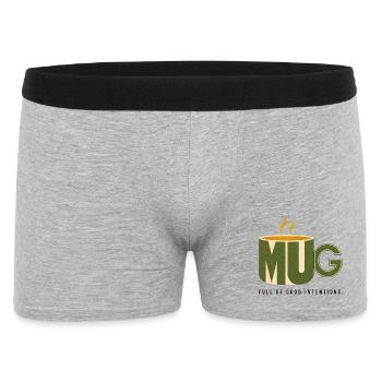 MUG – Full of Good Intentions - Men's Boxer Shorts - heather grey - Front