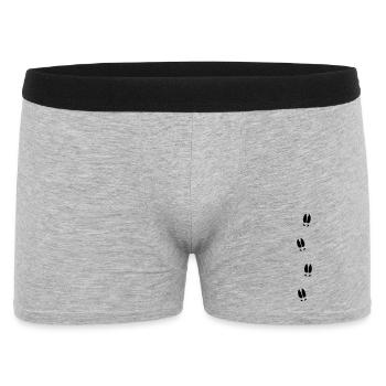 Moose tracks - Men's Boxer Shorts - heather grey - Front