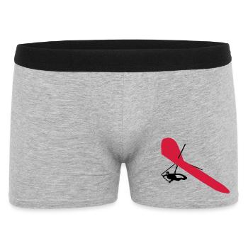 drachenflieger - Men's Boxer Shorts - heather grey - Front