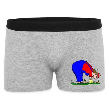 Garten - Männer Boxer Shorts - Grau meliert - Vorne