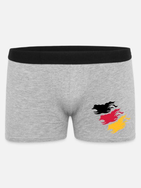 Conception Allemagne - Boxer Homme - gris chiné