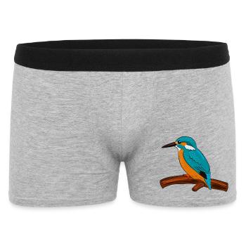 martin-pêcheur - Boxer Homme - gris chiné - Devant