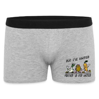 Garten - Männer Boxer Shorts - Grau meliert - Vorne