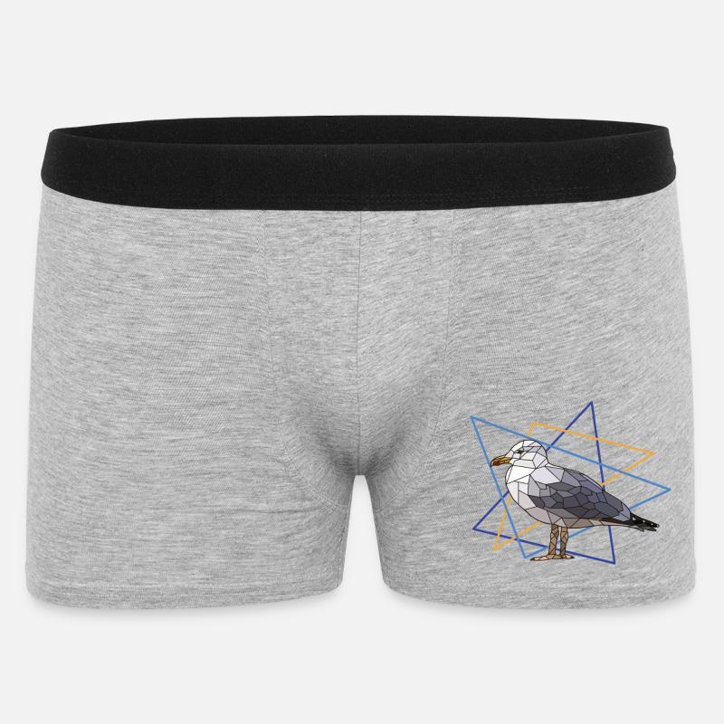 Mouette - Boxer Homme - gris chiné