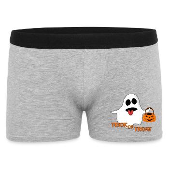 Spirit Trick or Treat - Men's Boxer Shorts - heather grey - Front