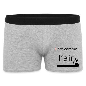 Nouveau projet - Boxer Homme - gris chiné - Devant