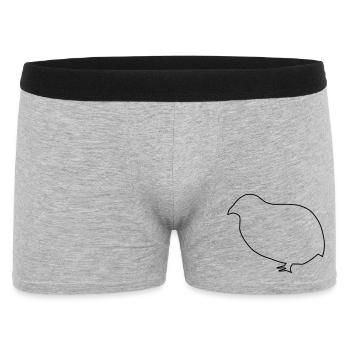 Caille - Boxer Homme - gris chiné - Devant