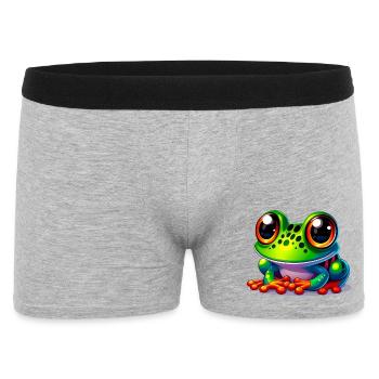 Grenouille - Boxer Homme - gris chiné - Devant