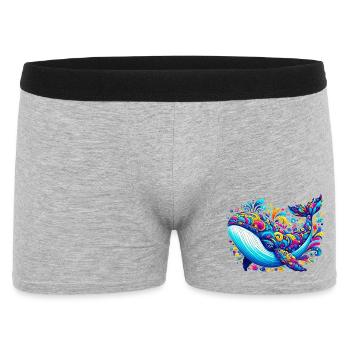 Baleine - Boxer Homme - gris chiné - Devant