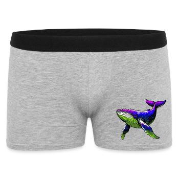 Baleine - Boxer Homme - gris chiné - Devant