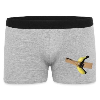 banana - Men's Boxer Shorts - heather grey - Front