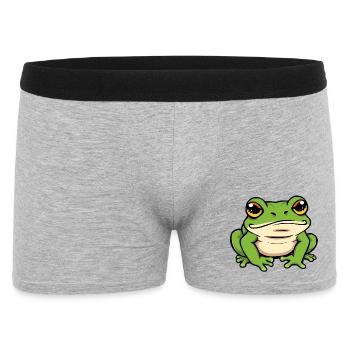 Frog - Men's Boxer Shorts - heather grey - Front