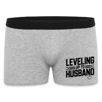Monter de niveau jusqu’au mari - Boxer Homme - gris chiné - Devant