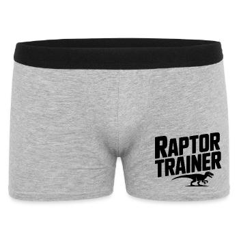 Raptor Trainer - Men's Boxer Shorts - heather grey - Front