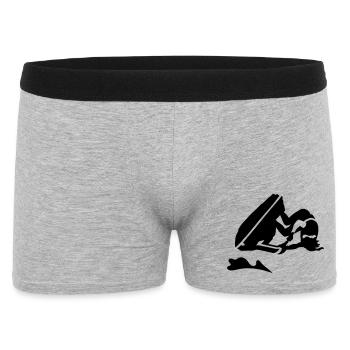 Jet ski - Boxer Homme - gris chiné - Devant