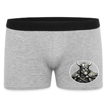 Légende viking viking marin Odin Raven Fighter - Boxer Homme - gris chiné - Devant