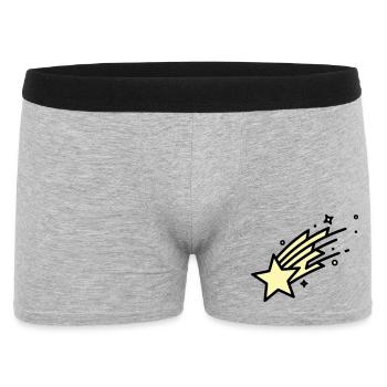 Shooting Star Comet Comic - Men's Boxer Shorts - heather grey - Front