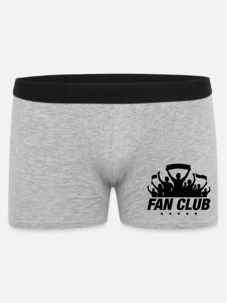 Fan Club Silhouette - Men's Boxer Shorts - heather grey