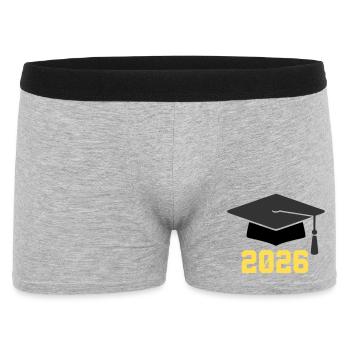 Doctoral Degree 2026 - Men's Boxer Shorts - heather grey - Front