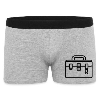 Toolbox - Men's Boxer Shorts - heather grey - Front