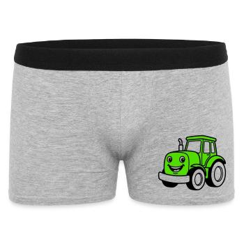 Enfants tracteurs - Boxer Homme - gris chiné - Devant