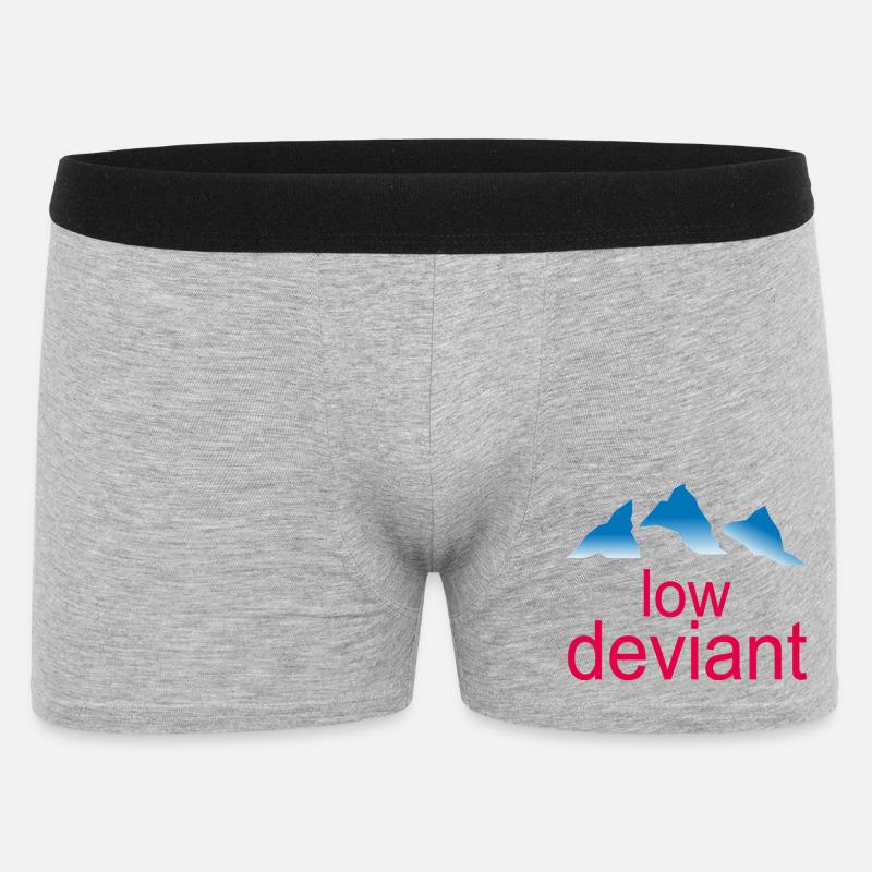 Low Deviant - Boxer Homme - gris chiné