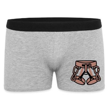 Harnais d’escalade Alpinisme Escalade Salle d’escalade - Boxer Homme - gris chiné - Devant