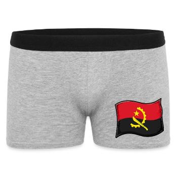 Drapeau angolais - Boxer Homme - gris chiné - Devant
